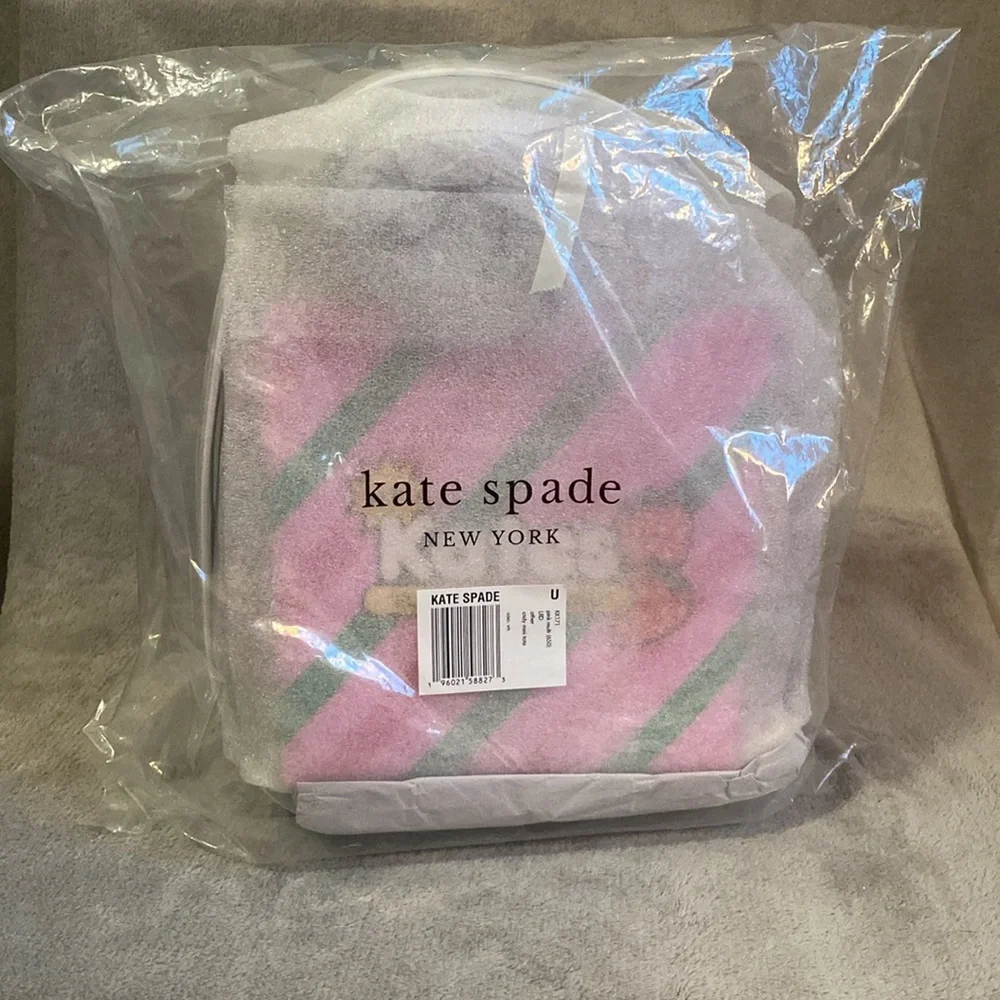 🩷♠️💚KATE SPADE🩷♠️💚Pink Multi Treat Yourself Bubble Gum Mini Tote/NWT